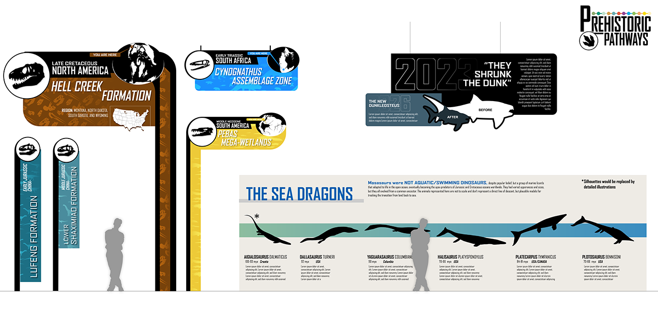 Secondary signage graphic